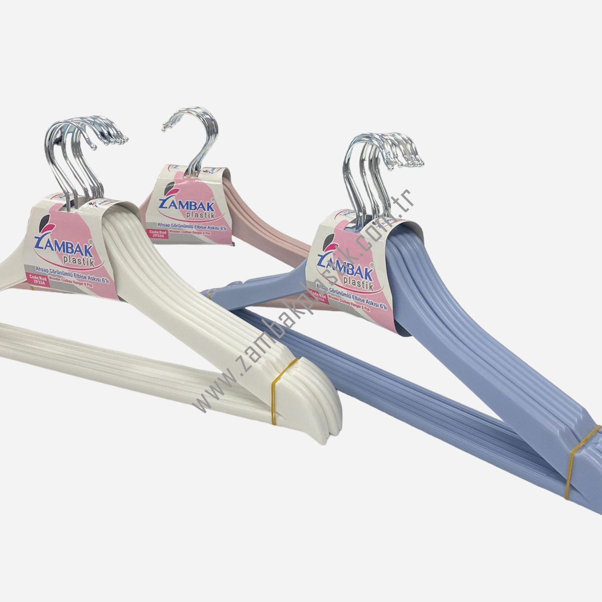 Ahşap Görünümlü Elbise Askısı 6'lı - Görsel 3