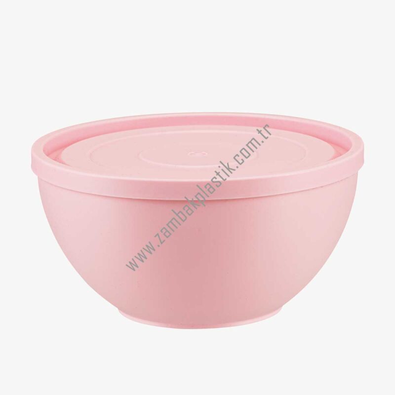 Kapaklı Yuvarlak Kase